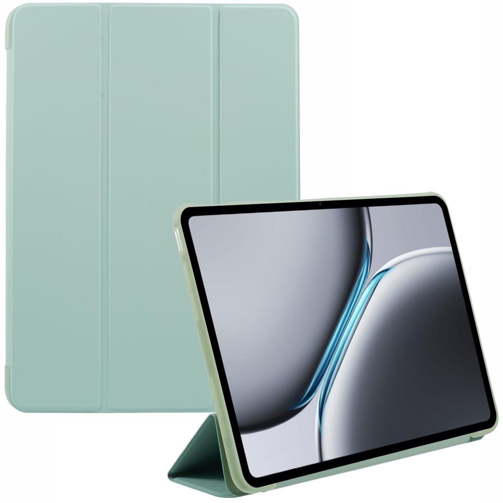 Чехол для OnePlus Pad 2 из ПУ кожи+силикона, трехскладная подставка, обложка для планшета