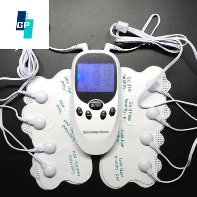 1 шт. двухканальный массажер Многофункциональный цифровой импульсный стимулятор мышц для облегчения боли в спине электрический массажер