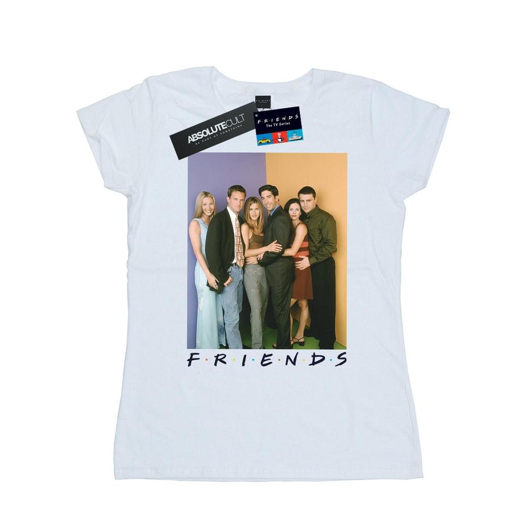 Friends Womens/Ladies Group Photo Cotton T-Shirt