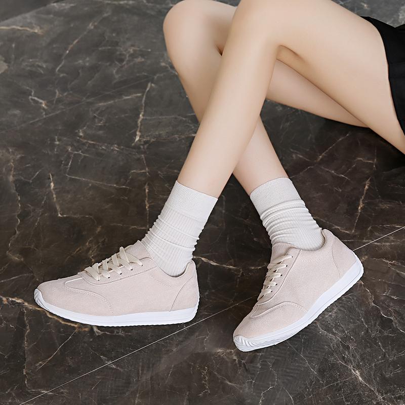 2024 Новые низкие белые туфли на плоской подошве, повседневная модная спортивная обувь Forrest Gump All Match Student Bean, женская обувь