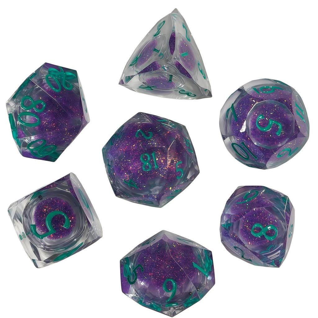 Набор смоляных многогранных кубиков для DND, Dungeons & Dragons, COC и настольных RPG