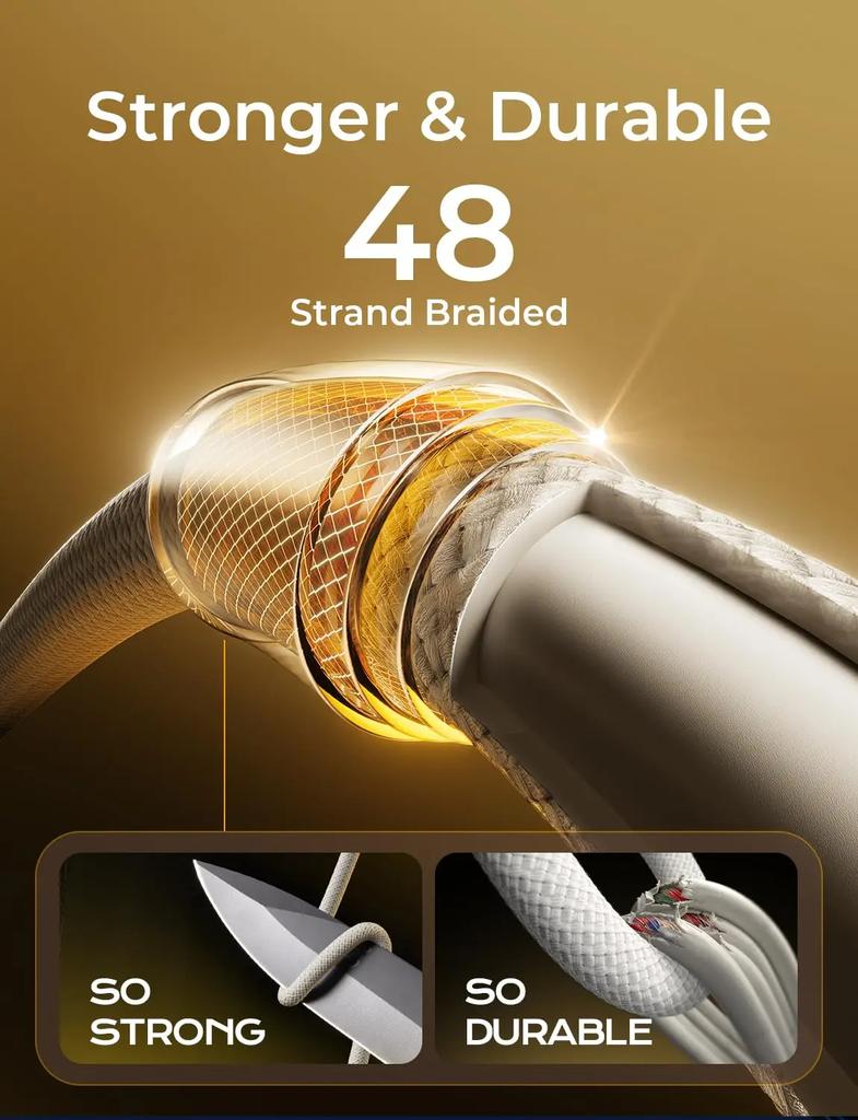 PD60W Кабель для быстрой зарядки iPhone 15, кабель для передачи данных, плетеный кабель типа c, подходит для зарядных кабелей серии Samsung IPhone 15