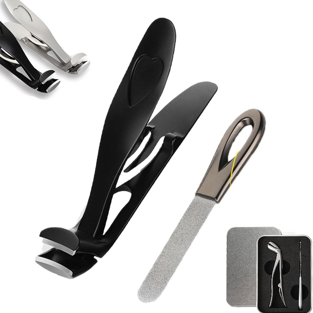 Cumuul ClipMaster Pro, Nail Clippers, ClipMaster, Ultra Wide Diagonal Jaw Nail Clipper, Professional Heavy Duty Toe Nail Clippers, Nail Cutter