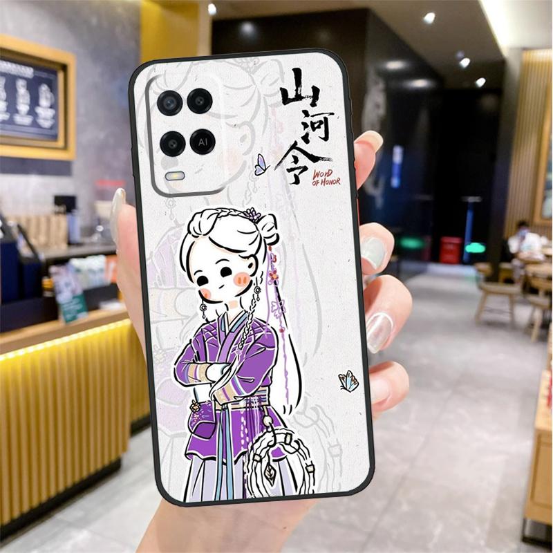 СЛОВО ЧЕСТИ Shan He Ling мультяшный Чехол Для Oppo A5 Pro A15 A17 A57 A77 A60 A80 A40 A18 A38 A58 A78 A98 A96 A76 A16 A94 A74 A54
