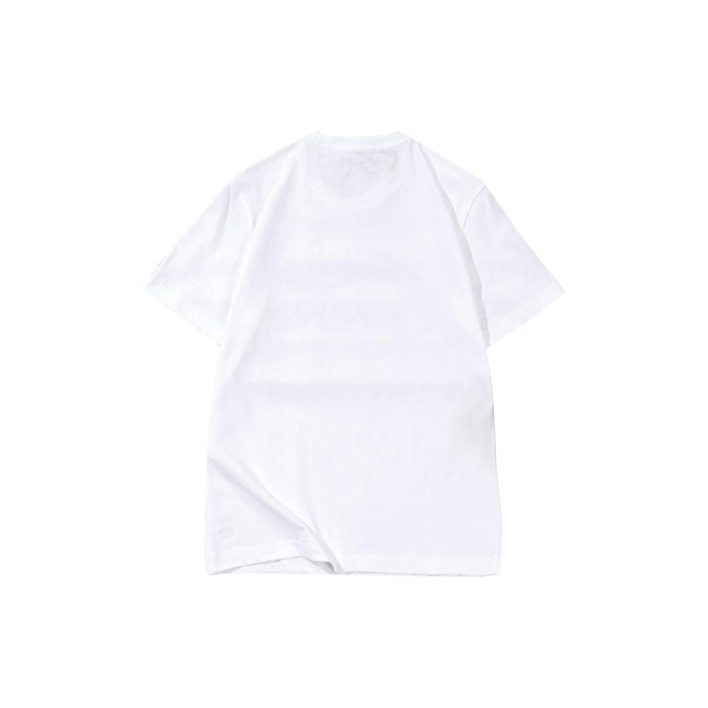 Li-Ning Футболка унисекс с коротким рукавом и круглым вырезом с логотипом Starry Sky Letter, белая AHSS971-3