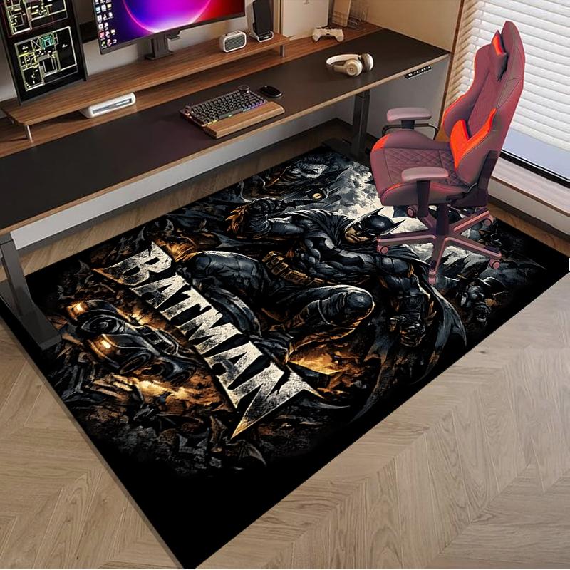 1PC Dark Knight Rising Rug Game Carpet, Floor Mat for Bedroom Living Room Entryway Rug, Home Decor Idea Gift for Christmas birthday