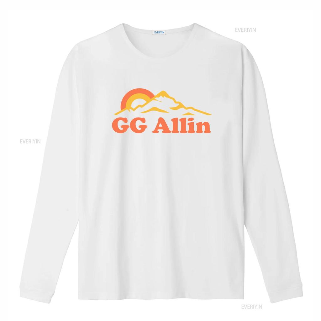 Gg Allin Easy Listening Parody T Shirt Funny Vintage Washed Unisex Casual Streetwear Homme Versatile Stretched