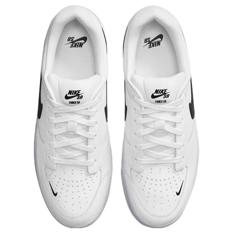 Nike Кеды для скейтборда Sb Force 58 Premium Белые Черные DH7505-101