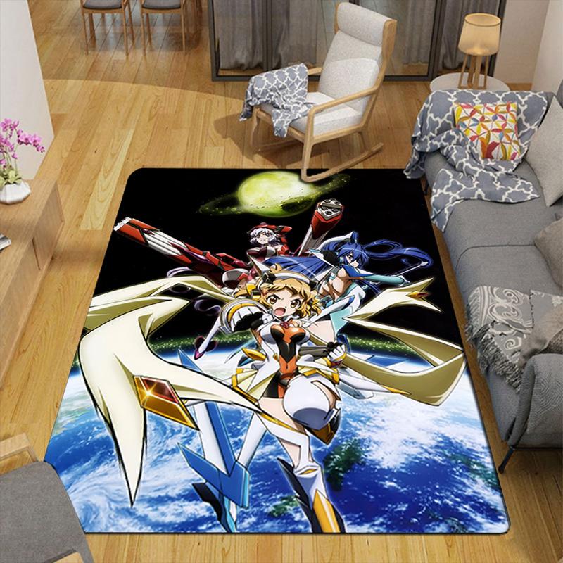 Коврик для пола Senki Zessho Symphogear G для гостиной или спальни. Мягкий и удобный ковер. Подарок на день рождения и праздник. NFF0928628