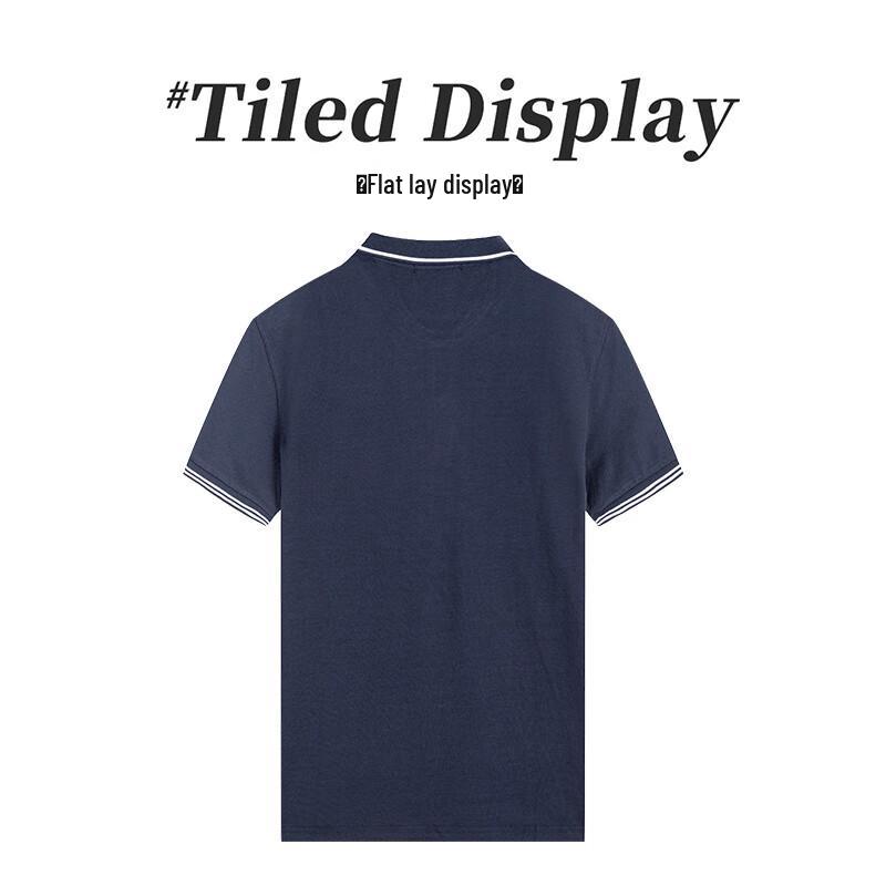 Мужская футболка-поло из чистого хлопка