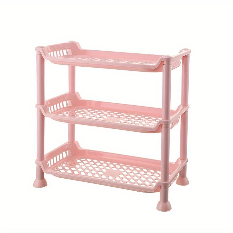 1pc 3-Tier Compact Multipurpose Shelf Display Rack - Space Saving Bathroom Countertop Organizer for Hotel