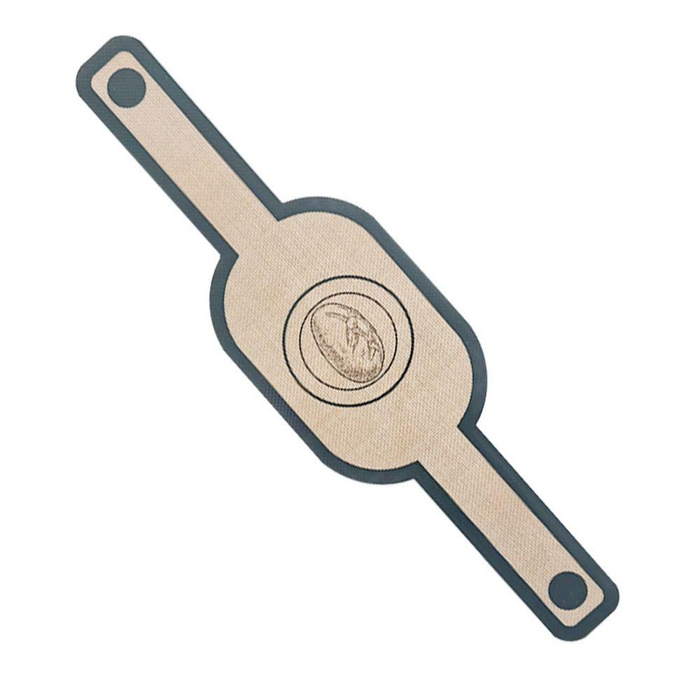 Овальный коврик для выпечки, антипригарный слинг для хлеба, многоразовый силиконовый коврик для выпечки, кухонная выпечка