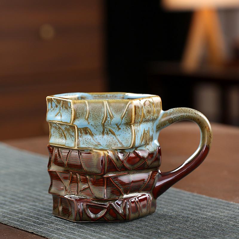 Painted Book Mug3D Painted Book Mug Ceramic Mug Mug Book Stacking Coffee Mug