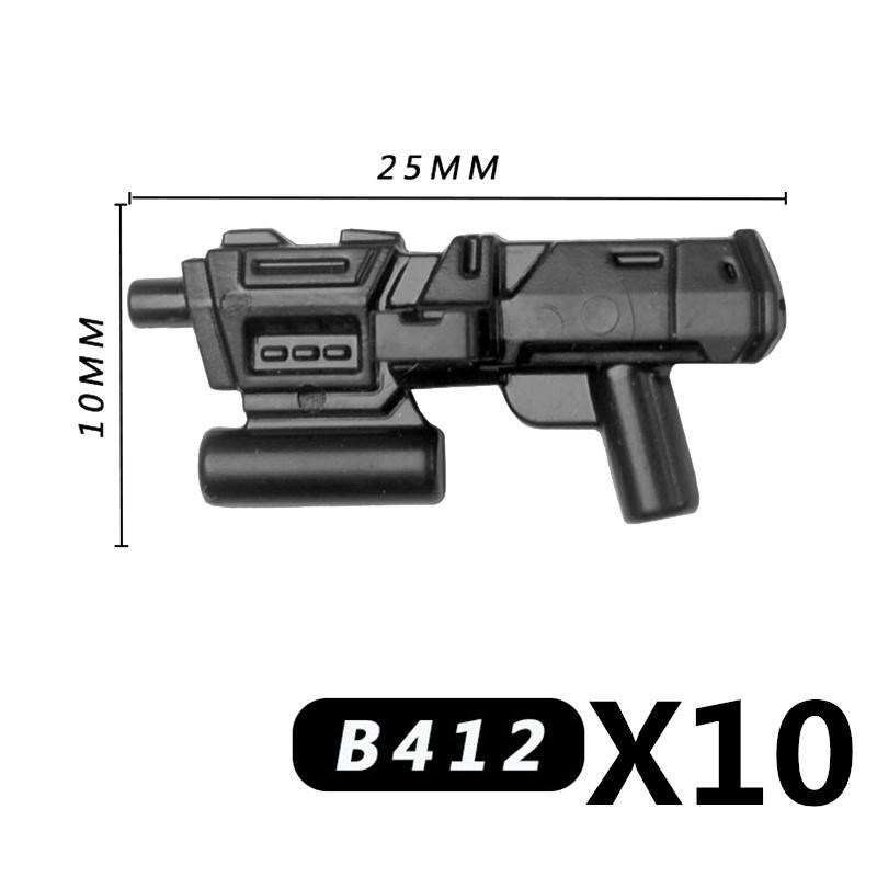 Военные конструкторы MOC Персонажи из Звездных войн Фигурки солдат Военные мини-кирпичики Оружие Аксессуары Пистолеты Плащ Топор Доспехи