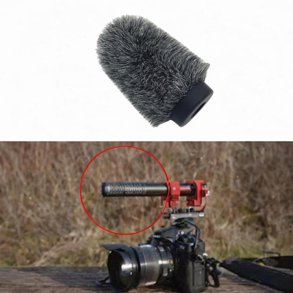 Mic Deadcat Windscreen Wind Shield Windproof Удобный в использовании портативный экран для микрофона