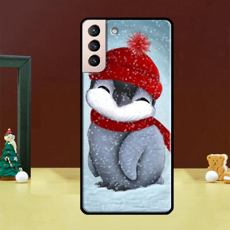 Чехол-пингвин для Samsung Galaxy S23 S21 S22 Ultra S8 S9 S10 Note 10 Plus Note 20 Ultra S20 FE