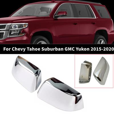 Для Chevy Tahoe Suburban GMC Yukon 2015- ABS Автомобильная Запасная Накладка на Зеркало Заднего Вида Боковое Зеркало Колпачок Крыло Внешняя Отделка Оболочки Дверцы