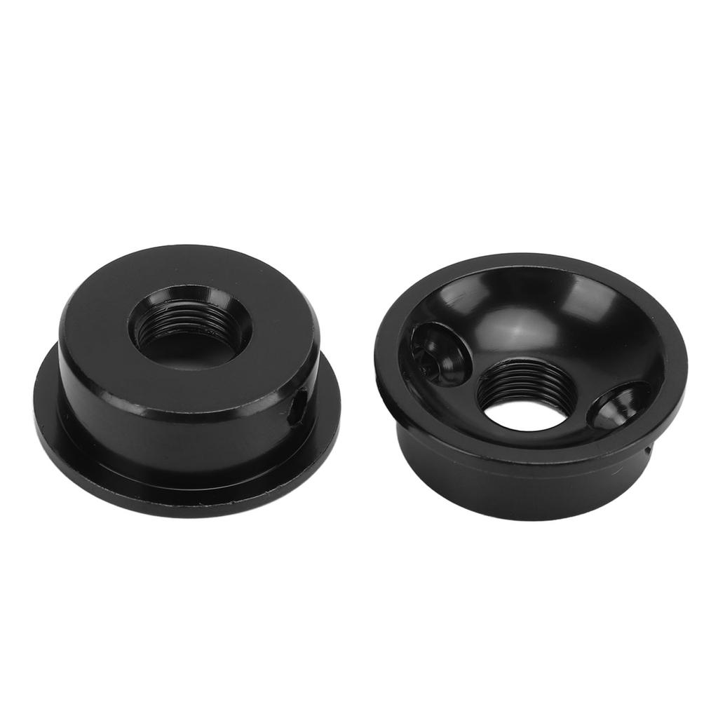 2PCS TL Electric Guitar Jack Cover Round Metal Electrosocket Plate with Mounting Screws