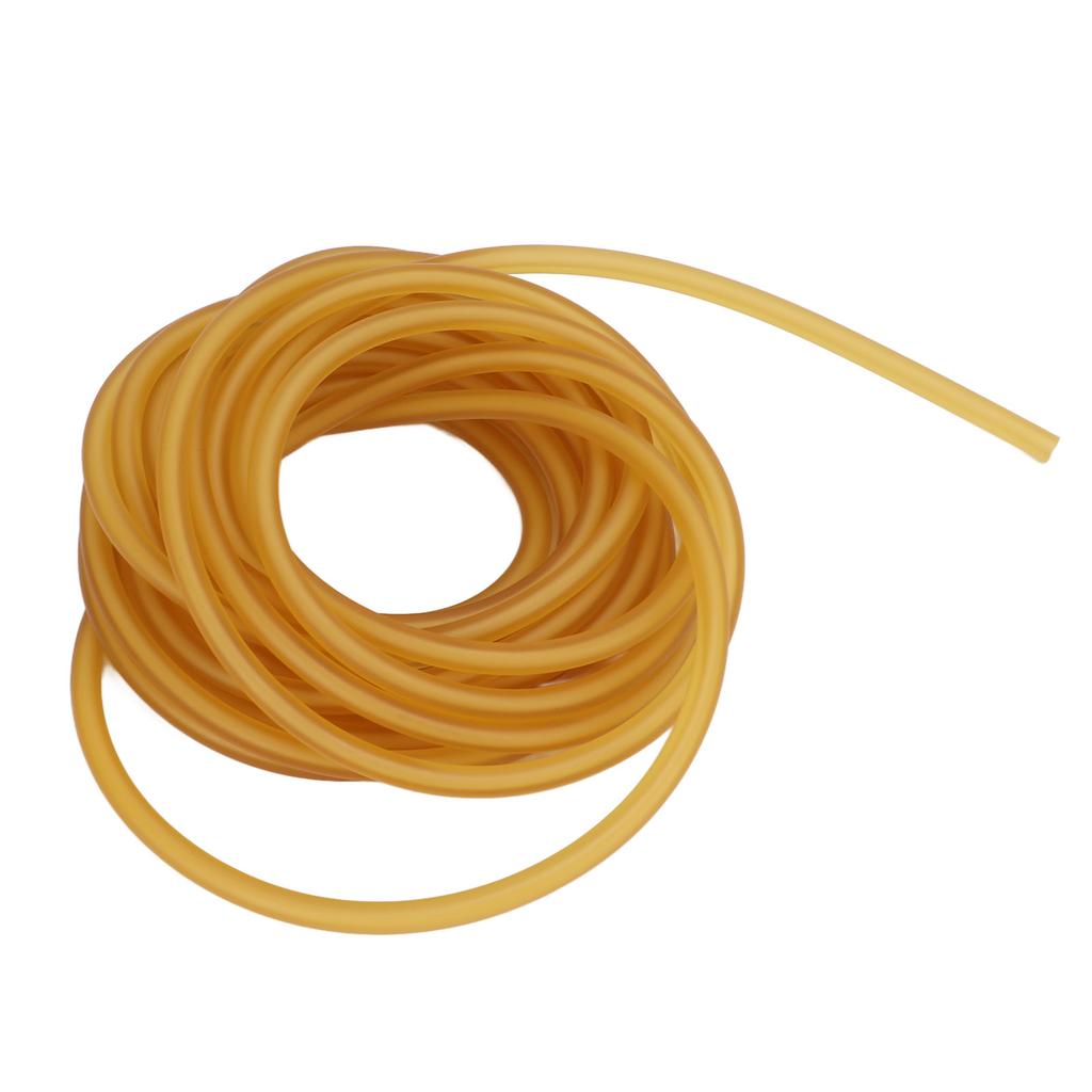 Латексная резинка, желтая высокоэластичная трубка из натурального каучука для рогаток, выполнения фитнес-упражнений