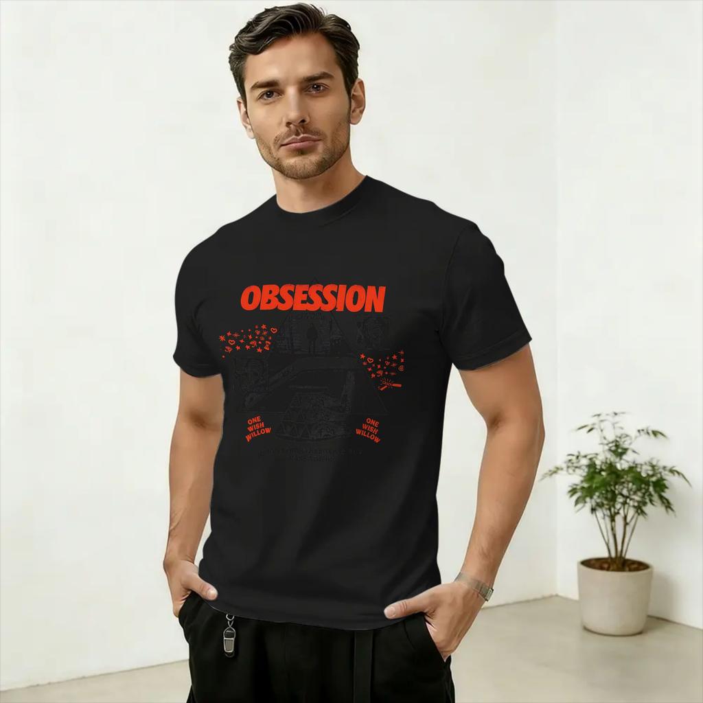 Obsession One Wish Willow Футболка Летние Модные Футболки Унисекс Хлопок Круглый Вырез Большой Размер 5XL Топы Футболки С Коротким Рукавом Забавная Футболка