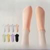 Women Spring and Summer New Antibacterial Anti Pilling Simple Boneless Breathable Boat Socks