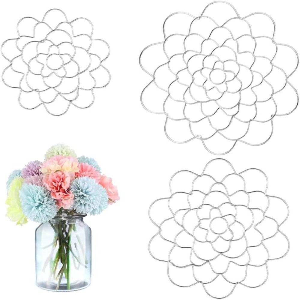 Bouquet Twister Flower Lid Supplies Flower Arranger Holder Round Floral Frog Lid Organizer