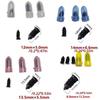 50Pcs Self-Service Tool Spiral Rubber Screws S/M/L/XL Tire Screw Plugs  Car Tire Repair