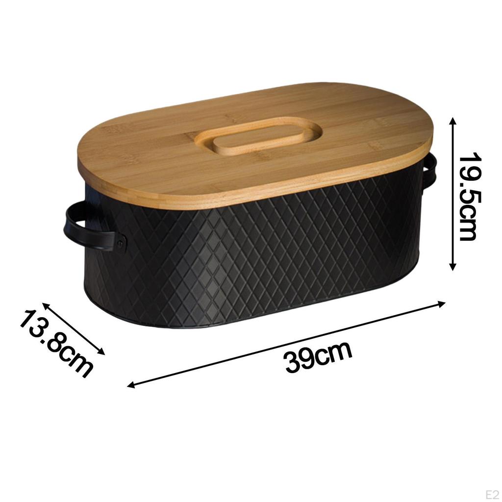 Storage Box Bread Bin Home Decoration Keeper with Lid for Supplies Birthday