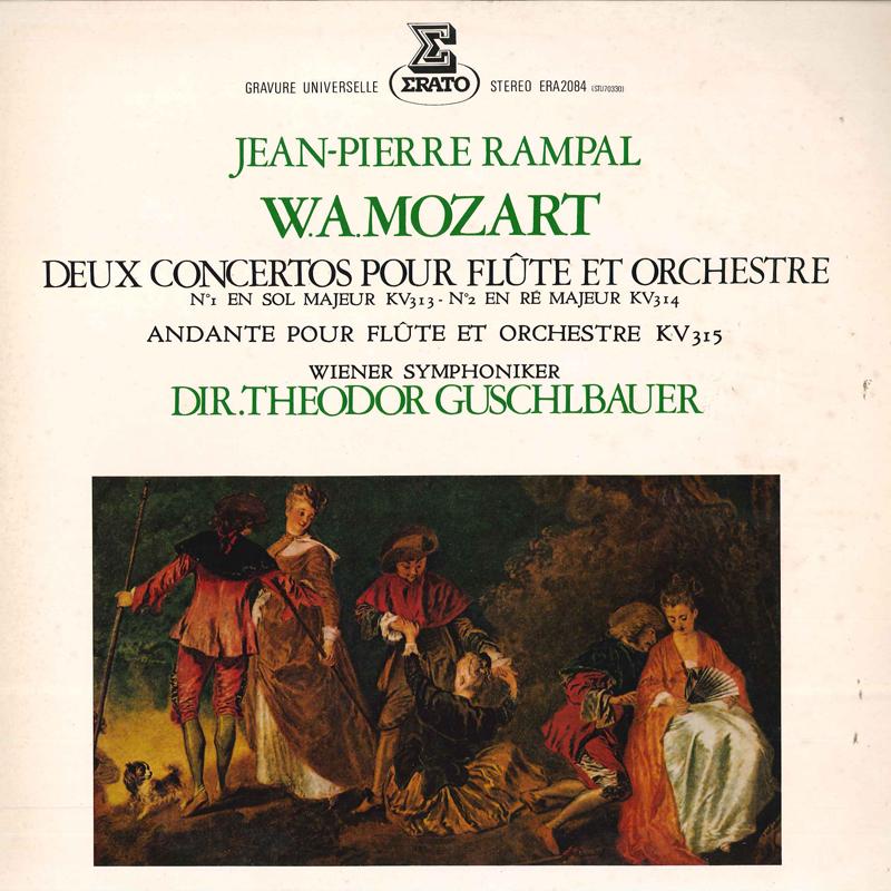 LP Record JEAN-PIERRE RAMPAL - Deux Concertos Pour Flute Et ORCHES ERA2084 ERATO Japan Obi Classical Used
