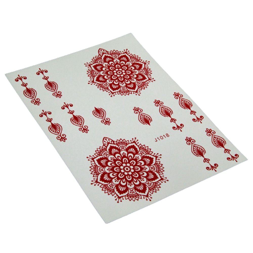 Для женщин ноги руки временные татуировки боди-арт наклейки переводные наклейки татуировки хной