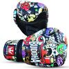 Gants De Boxe - Buddha Fight Wear - Zippy - Cuir Synthétique - Rembourrage GS-3 - Multicolore