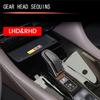 For Toyota ALPHARD/VELLFIRE 40 Series + Car Gear Shift Knob Head Cover Trim Decorative Sticker Carbon Fiber Pattern Parts-A8