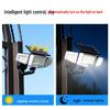 Outdoor Solar Three-Head Waterproof Lamp with Long Battery Life and High Brightness