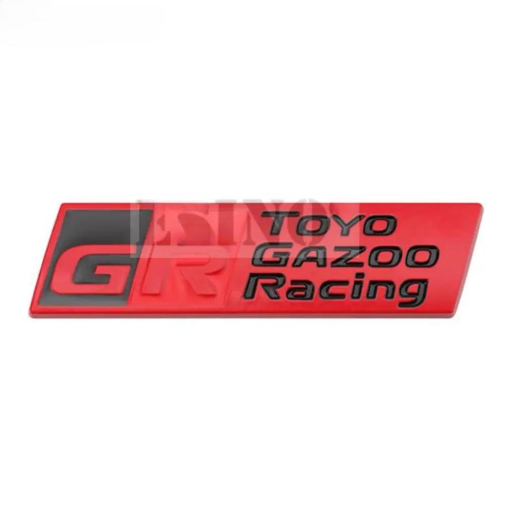1 шт. Автомобильный стайлинг Gazoo Racing GR 3D Значок из цинкового сплава для решетки радиатора автомобиля Металлическая эмблема Наклейка для Supra AE86 GT86 Corolla