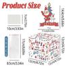 Painted Hand White Pattern Christmas Theme Gift Box Decoration Prop Atmosphere