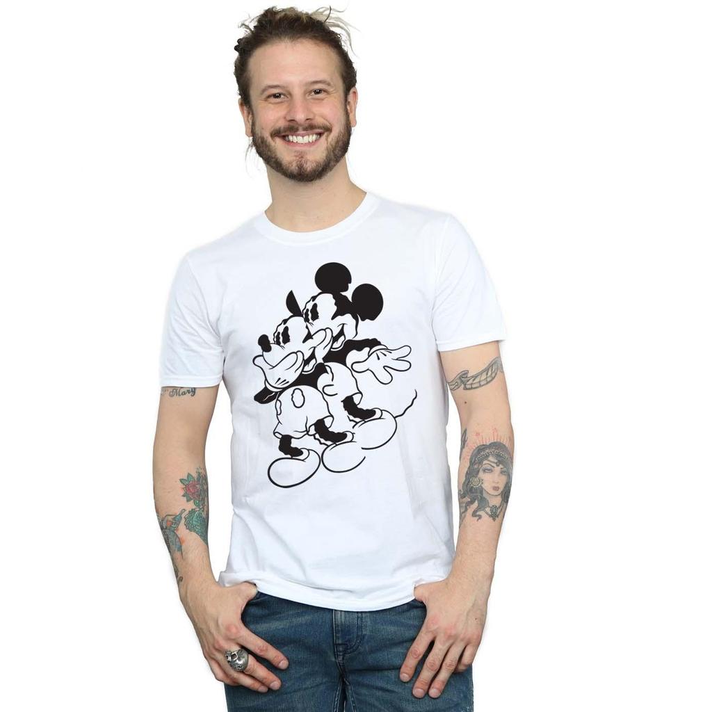 Disney Mens Mickey Mouse Shake T-Shirt