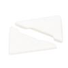 2Pcs Triangle Car Door Corner Soft Silicone Guard Trim Anti-Scratch Protector