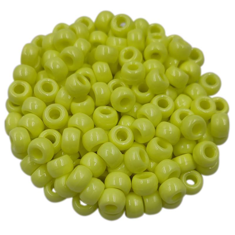 40 шт. 9*6 мм однотонные яркие цвета с большим отверстием свободные бусины однотонные бусины DIY Изготовление ювелирных изделий