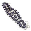 Amethyst Gemstone Handmade 925 Sterling Silver Bracelet 7-8" f7G90