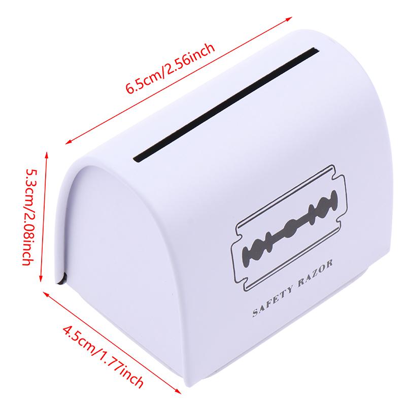 Жестяные коробки для лезвий бритвы Контейнеры для острых предметов для парикмахерских Утилизация игл для биологической опасности Коробки для переработки лезвий бритвы