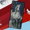 Чехол-эскиз лошади для Samsung Galaxy S26 S25 S23 S22 S20 S24 Ultra S9 S10 Plus S21 FE S25 FE