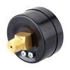 0 To -30 Bar - 0 To 1 Bar Mini Dial Air Vacuum Pressure Gauge Dual Scale Black