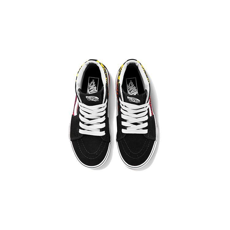 Vans SK8 Высокие детские кроссовки для скейтбординга Черные Мультиколор Дети возрастом 3 7 лет VN0A4BUW2N5