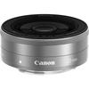Canon F2 STM Серебристый Объектив-фикс с Беззеркальным EF-M22мм Широкоугольным (Совместимые камеры) (EF-M222STMSL)