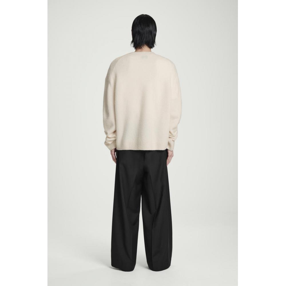 COS Японский шерстяной свитер с круглым вырезом