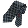 GUCCI 456522 4B002 1069 silk tie with GG black and other colors Italian-made logo, [Used]