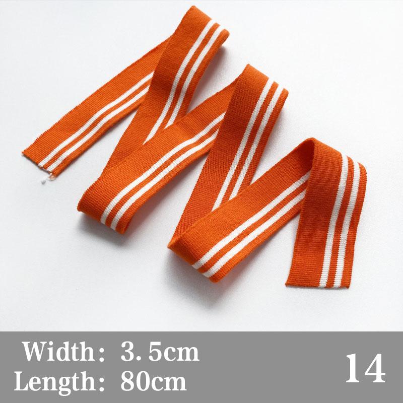3,5*80 см для аксессуаров для одежды, эластичная хлопчатобумажная ткань, эластичный воротник-манжеты, отделка, трикотажная резинка