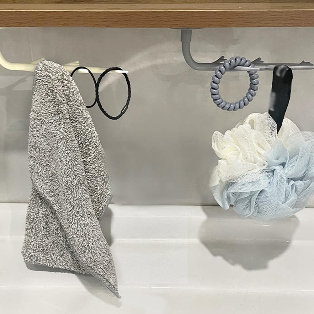 Creative Branch Shaped Hook Multifunctional Resin Wall Hanging Hook Key Holder Wall Decor Household Jewelry Storage Hook