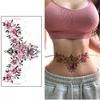 Temporary Tattoo Colorful Removable Quick Apply Skin-touch Temporary Body Art Easy To Use Waterproof Flower Tattoos Sticker Personal Use