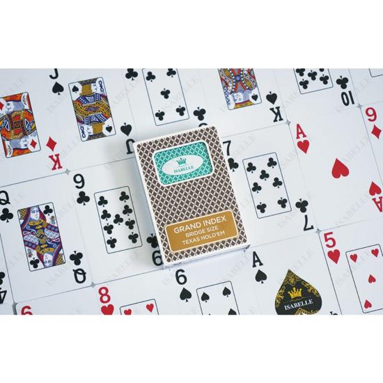 Isabel Hold'em Card 1 Dozen (12 Pieces) Grand Index Bridge Size Playing Card Collectibles Board Game Poker Casino, Popular Korean Game